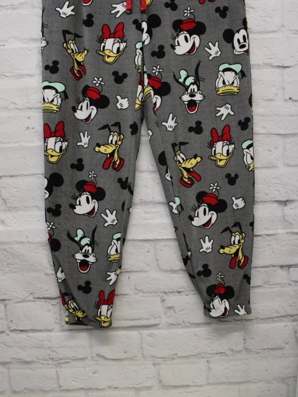 Disney Medium Mickey Mouse and Friends Gray Pull On Loungewear Pajama Pants